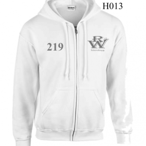 RELAXWALKING® ZIPED HOODIE IN WHITE