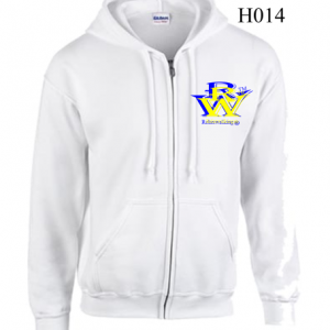RELAXWALKING® ZIPED HOODIE IN WHITE