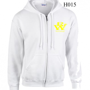 RELAXWALKING® ZIPED HOODIE IN WHITE