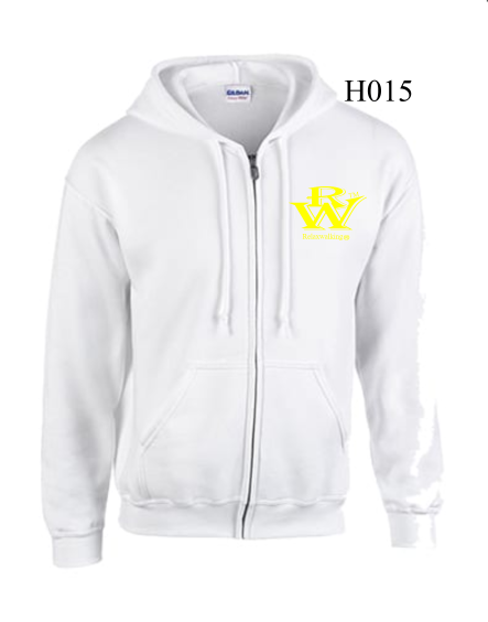 RELAXWALKING® ZIPED HOODIE IN WHITE