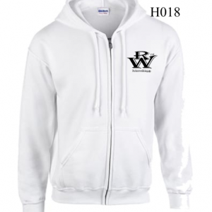RELAXWALKING® ZIPED HOODIE IN WHITE