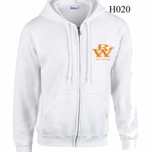 RELAXWALKING® ZIPED HOODIE IN WHITE