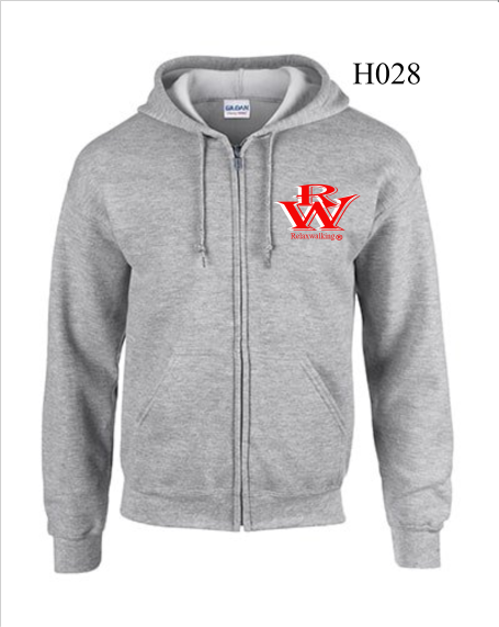RELAXWALKING® ZIPED HOODIE IN GRAY