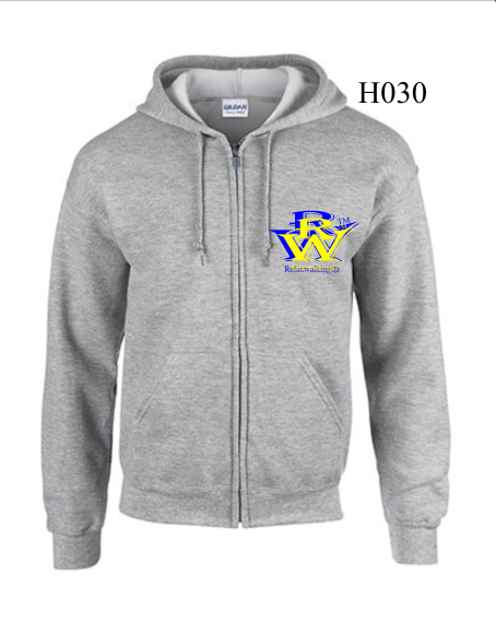 RELAXWALKING® ZIPED HOODIE IN GRAY