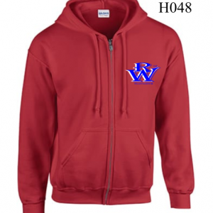 RELAXWALKING® ZIPED HOODIE IN RED