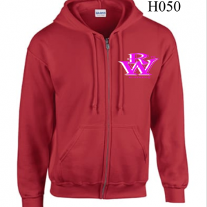 RELAXWALKING® ZIPED HOODIE IN RED