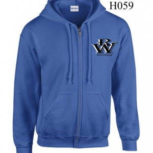 RELAXWALKING® ZIPED HOODIE IN BLUE