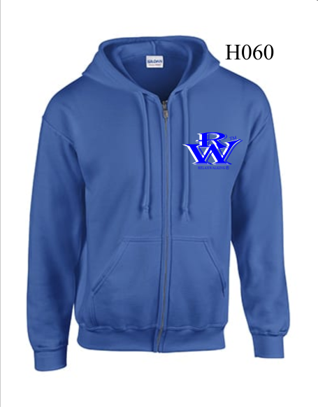 RELAXWALKING® ZIPED HOODIE IN BLUE
