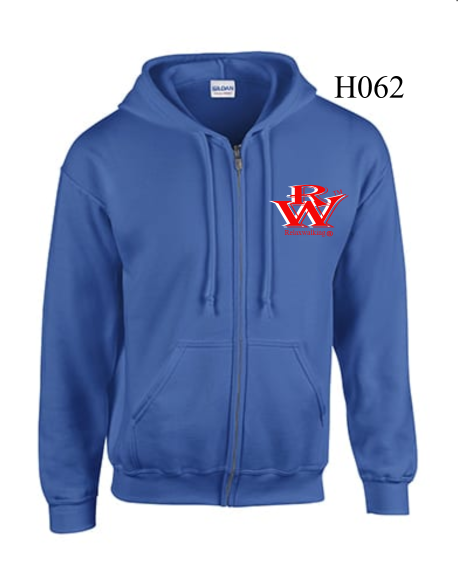 RELAXWALKING® ZIPED HOODIE IN BLUE
