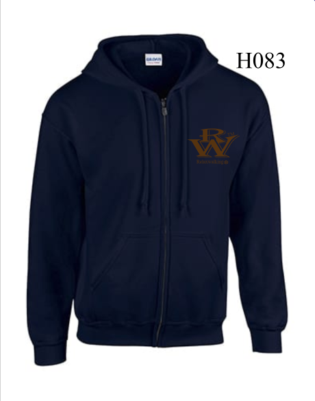RELAXWALKING® ZIPED HOODIE IN NAVY