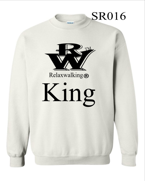 RELAXWALKING® KING SWEATSHIRT IN WHITE