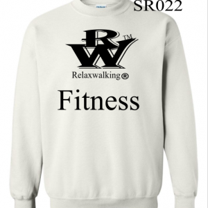 RELAXWALKING® FITNESS SWEATSHIRT IN WHITE