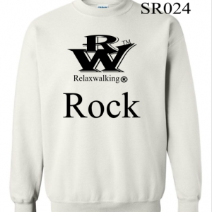 RELAXWALKING® ROCK SWEATSHIRT IN WHITE