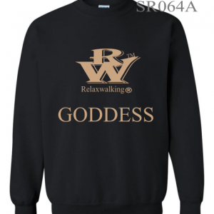 RELAXWALKING® GODDESS SWEATSHIRT IN BLACK