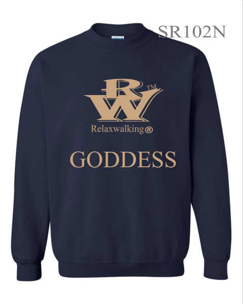 RELAXWALKING® GODDESS SWEATSHIRT IN NAVY